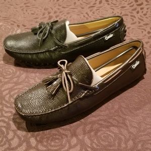 Mens Leather Driving Loafers